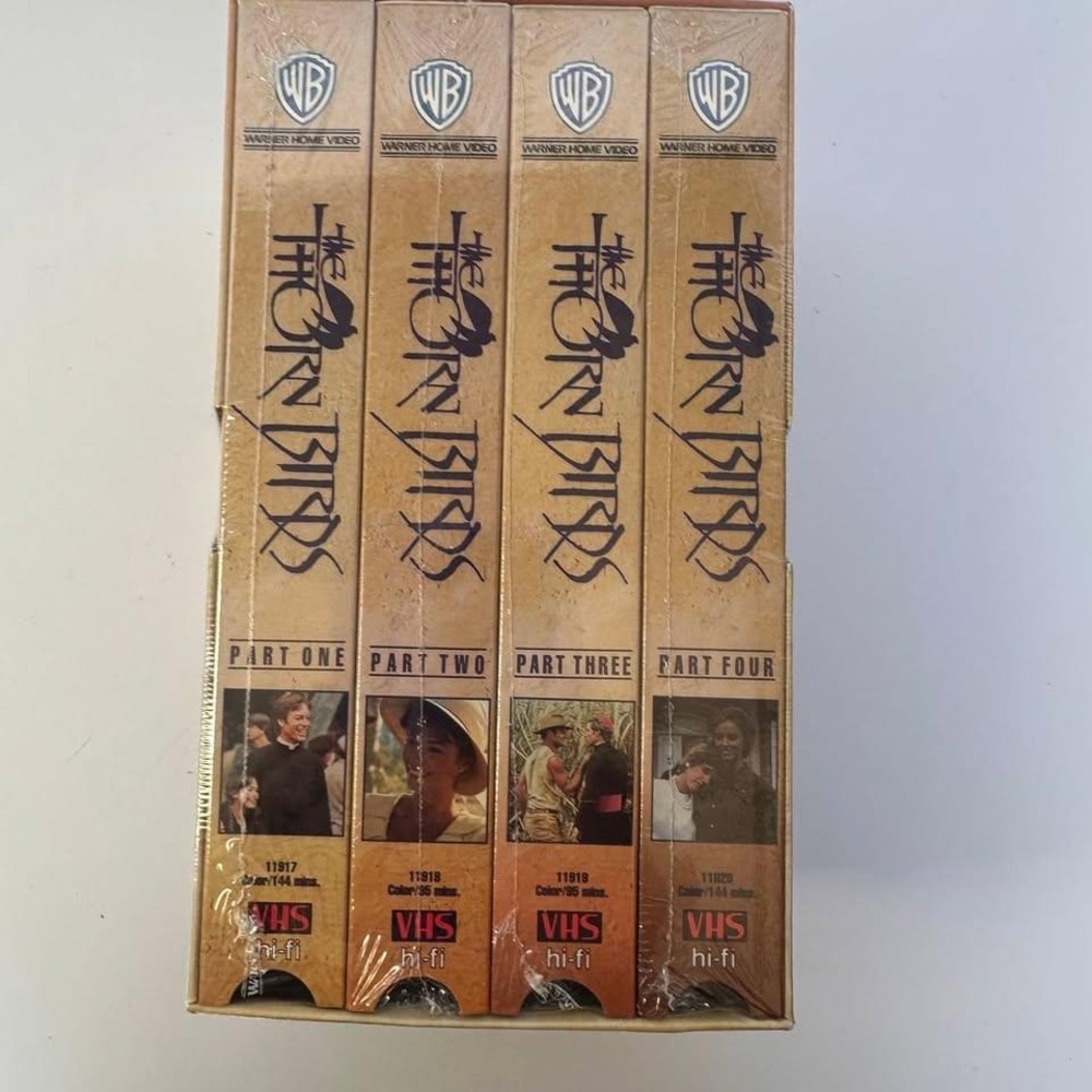 The Thorn Birds Complete Four Volume Set VHS Warner‎ Home Video Sealed